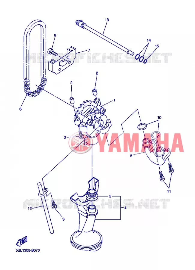 POMPE A HUILE Yamaha MOTO 600 2013 XJ6  XJ6N