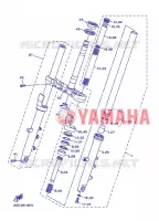 FOURCHE pour Yamaha XJ6NA de 2013