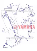 MAITRE CYLINDRE DE FREIN ARRIERE pour Yamaha XJ6NA de 2013