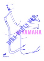 GUIDON ET CABLES pour Yamaha DIVERSION 600 de 2013