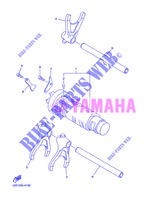 BARILLET DE SELECTION / FOURCHETTES pour Yamaha DIVERSION 600 de 2013