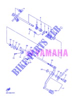 AXE DE SELECTEUR / PEDALE pour Yamaha DIVERSION 600 de 2013