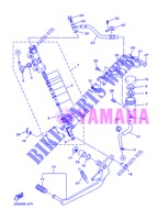 MAITRE CYLINDRE DE FREIN ARRIERE pour Yamaha DIVERSION 600 de 2013