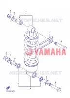 AMORTISSEUR ARRIERE pour Yamaha DIVERSION 600 ABS de 2013