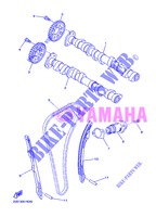 ARBRE A CAMES / CHAINE DE DISTRIBUTION pour Yamaha DIVERSION 600 ABS de 2013