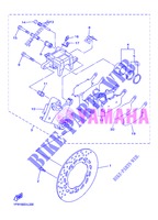 ETRIER DE FREIN ARRIERE pour Yamaha DIVERSION 600 ABS de 2013