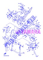 SUPPORT / REPOSE PIEDS pour Yamaha DIVERSION 600 ABS de 2013