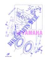 ETRIER DE FREIN AVANT pour Yamaha XP500A de 2013
