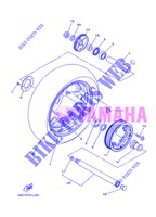 ROUE ARRIERE pour Yamaha XP500A de 2013