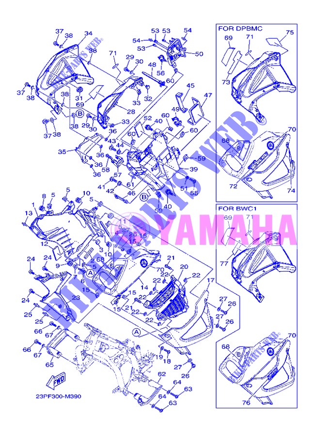 CAPOT pour Yamaha XT1200Z de 2013