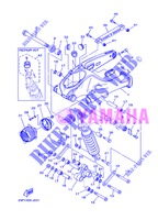 BRAS OSCILLANT / AMORTISSEUR pour Yamaha XT1200Z de 2013