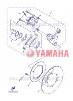 ETRIER DE FREIN ARRIERE pour Yamaha XT1200Z de 2013