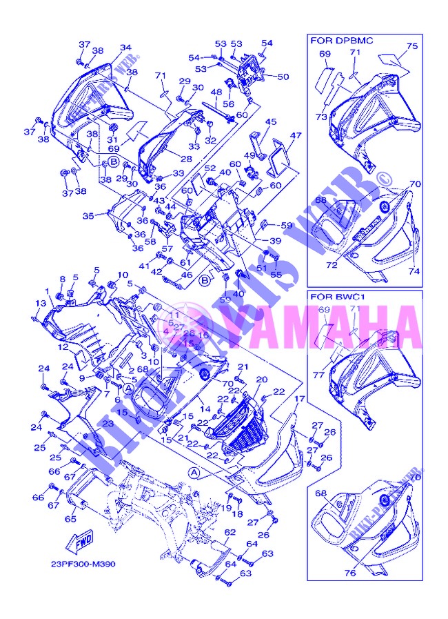 CAPOT pour Yamaha XT1200Z de 2013