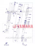 FOURCHE pour Yamaha XT660ZA de 2013