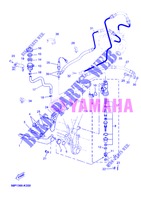MAITRE CYLINDRE DE FREIN ARRIERE pour Yamaha XT660ZA de 2013