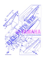 COUVERCLE LATERAL pour Yamaha XTZ125E de 2013