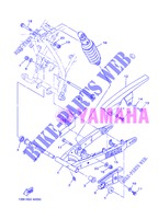 BRAS OSCILLANT / AMORTISSEUR pour Yamaha XTZ125E de 2013