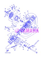 ROUE ARRIERE 2 pour Yamaha YBR125E de 2013