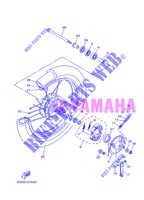 ROUE AVANT 2 pour Yamaha YBR125E de 2013