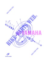 ROUE AVANT pour Yamaha YBR125E de 2013