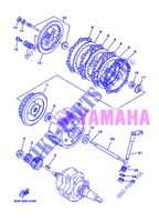 EMBRAYAGE DE DEMARREUR pour Yamaha YBR125E de 2013