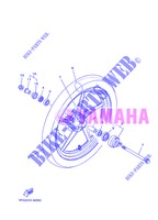 ROUE AVANT pour Yamaha YBR125E de 2013