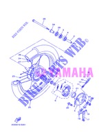ROUE AVANT 2 pour Yamaha YBR125E de 2013