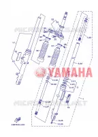 FOURCHE pour Yamaha YBR125EGS de 2013