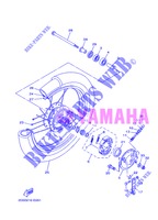 ROUE AVANT pour Yamaha YBR125EGS de 2013