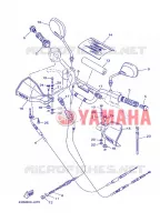GUIDON ET CABLES pour Yamaha YBR125EGS de 2013