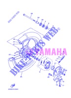 ROUE AVANT pour Yamaha YBR125EGS de 2013