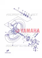 ROUE AVANT pour Yamaha YBR125EGS de 2013