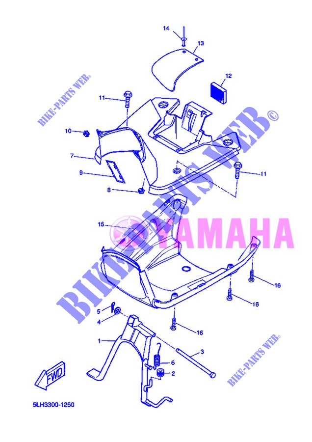 SUPPORT / REPOSE PIEDS pour Yamaha EW50N de 2013