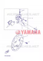 ETRIER DE FREIN AVANT pour Yamaha AEROX 50 NAKED  de 2013