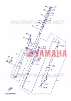 FOURCHE pour Yamaha YN50 de 2013