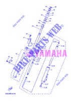 FOURCHE pour Yamaha YN50 de 2013