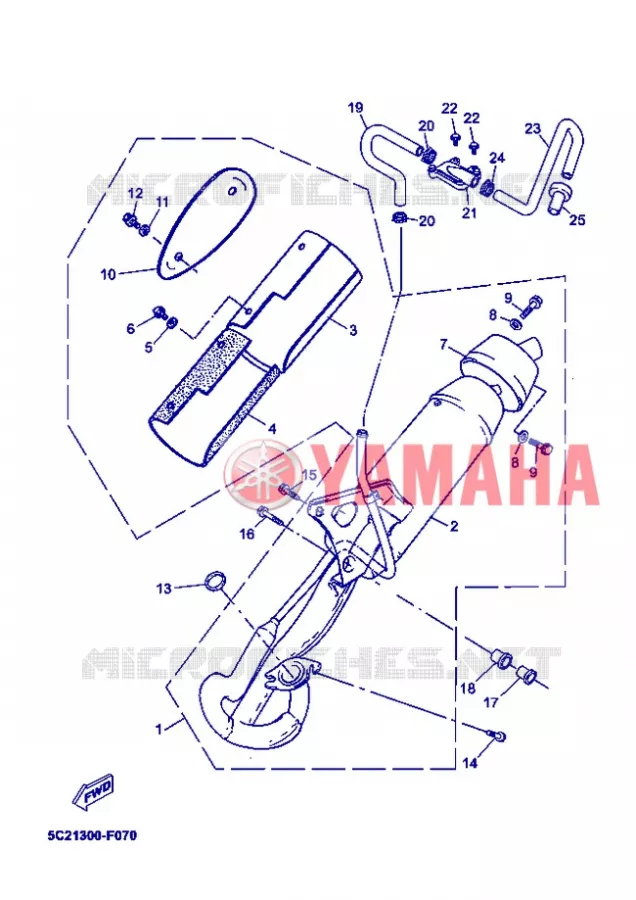 ECHAPPEMENT Yamaha SCOOTER 50 2013 NEOS  YN50