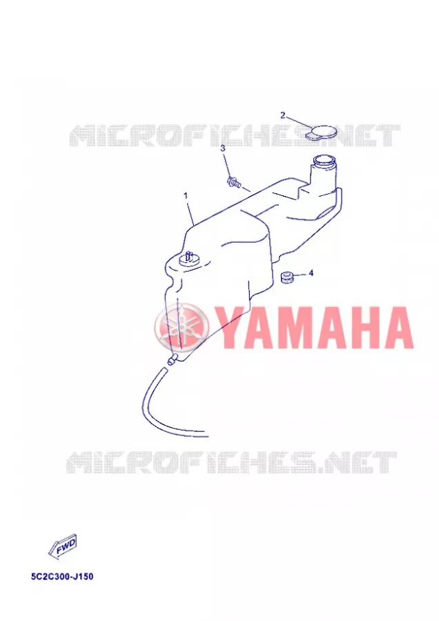 RESERVOIR D'HUILE Yamaha SCOOTER 50 2013 NEOS  YN50
