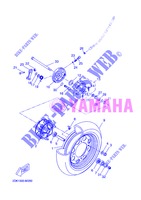 ROUE AVANT pour Yamaha YN50E de 2013