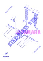 BRAS OSCILLANT / AMORTISSEUR pour Yamaha YP125R de 2013