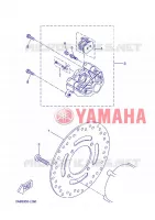ETRIER DE FREIN ARRIERE pour Yamaha YP125R de 2013