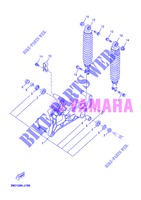 BRAS OSCILLANT / AMORTISSEUR pour Yamaha YP125R de 2013