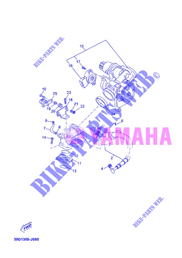 ADMISSION pour Yamaha YP125RA de 2013