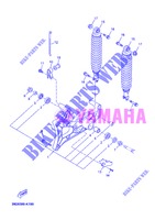 BRAS OSCILLANT / AMORTISSEUR pour Yamaha YP125RA de 2013