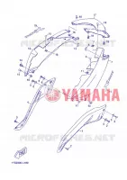 COUVERCLE LATERAL pour Yamaha YP250R de 2013