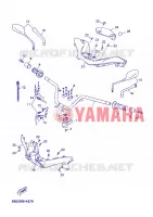 GUIDON ET CABLES pour Yamaha YP250R de 2013