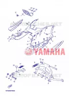 SUPPORT / REPOSE PIEDS pour Yamaha YP250R de 2013