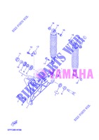 BRAS OSCILLANT / AMORTISSEUR pour Yamaha YP250R de 2013