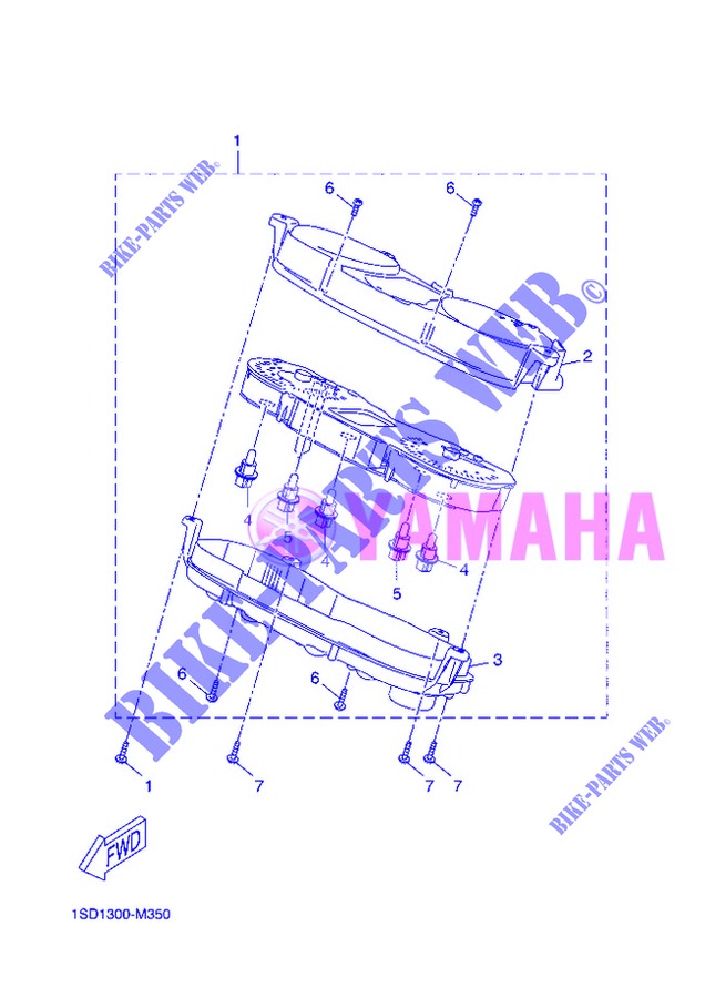 COMPTEUR  pour Yamaha XMAX 400 de 2013