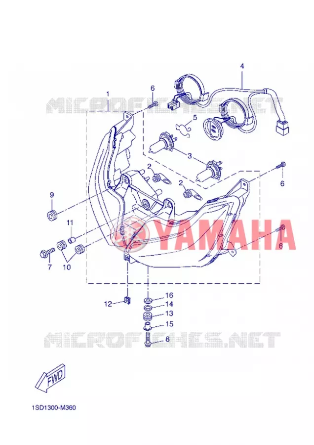 PHARE  Yamaha SCOOTER 400 2013 XMAX  YP400R